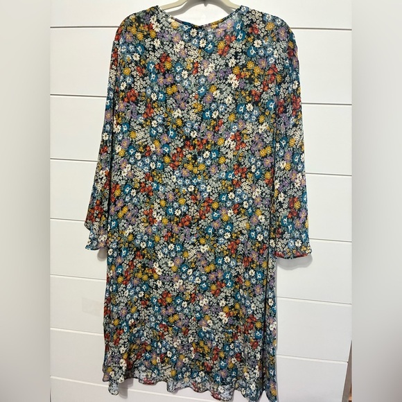 Divina Floral-Print Tunic Dress Size 1X Johnny Was - Picture 11 of 12